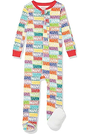 Amazon Disney | Marvel | Star Wars Pigiami con Piedi Attillati in Cotone Unisex Bimbi, , 0 mesi