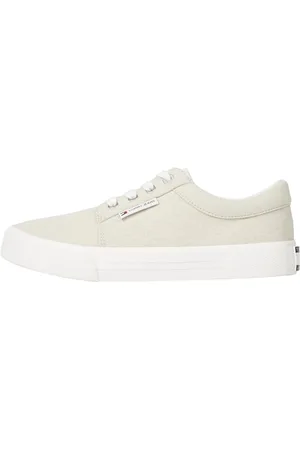 Tommy Hilfiger Sneakers Derby Donna Skate Scarpe, Avorio (Newsprint), 41