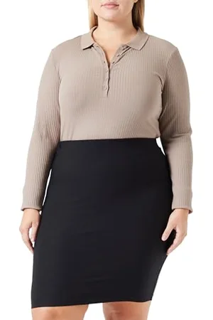 ONLY Carlila HW Knee Pencil Skirt TLR Minigonna, , 50 Donna