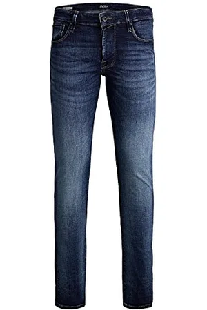 JACK & JONES Jjiglenn Jjicon Jj 057 50sps Noos, Jeans Slim Uomo, (Blue Denim), W31/L32 (Taglia Produttore: 31)