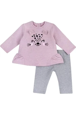 chicco Outfit Due Pezzi: Leggings e Felpa Neonata 0-24 mesi, (2), 12 mesi, Designed in Italy