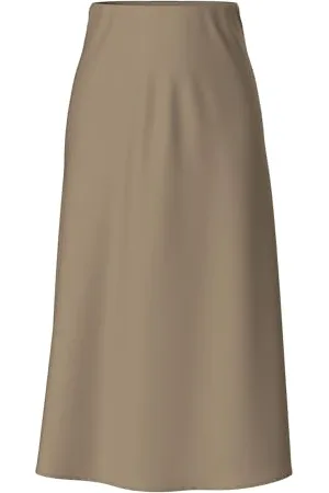 Pieces® Pcfranan HW Midi Skirt Noos BC Gonna, , Medium Donna