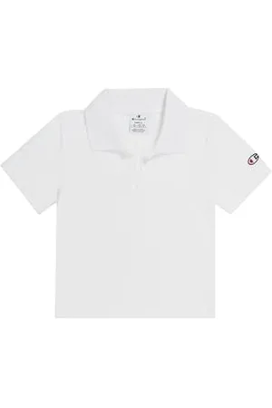 Champion Legacy Icons Tonal Logo W-Soft Cotton 1x1 Rib Crop Slim Tank S/L Polo, , M Donna