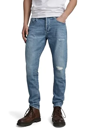 G-Star 3301 Slim Fit Jeans Uomo, (Faded Niagara Restored 51001-d316-g007), 34W / 34L