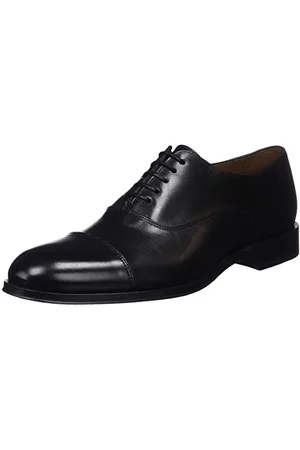 Lottusse L6965, Scarpe Stringate Oxford Uomo, Nero (Ebony Negro Ebony Negro), 38 EU