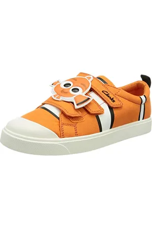 Clarks City Nemo K, Scarpe da ginnastica, Bambini e ragazzi, , 34 EU Larga