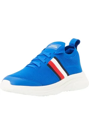 Tommy Hilfiger Uomo Sneakers da Runner Scarpe Sportive, Blu (Ultra Blue), 40