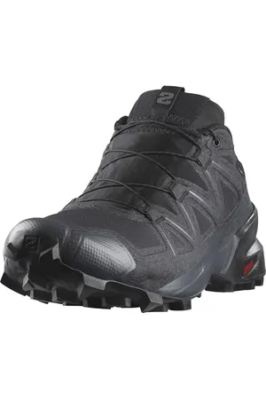 Salomon Speedcross Gore-Tex Scarpe Impermeabili da Trail Running da Uomo, Protezione dalle intemperie, Grip aggressivo, Calzata precisa, Black/Black/Quiet Shade, 43 1/3 EU