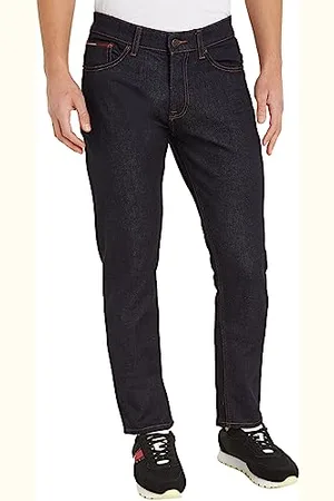 Tommy Hilfiger Jeans Uomo Scanton Slim Elasticizzati, Nero (Rinse), 31W / 30L