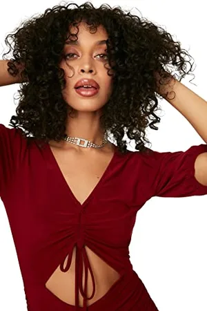 Trendyol Vestito Midi Aderente, , 70 Donna