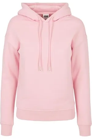 Urban classics Felpa con Cappuccio Donna Invernale, Pullover Caldo Manica Lunga, Maglione Pesante per Ragazza, Colore girlypink, Taglia XS