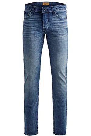 JACK & JONES Jjiglenn Jjicon Jj 357 50sps Noos, Jeans Slim Uomo, (Blue Denim Blue Denim), W33/L34