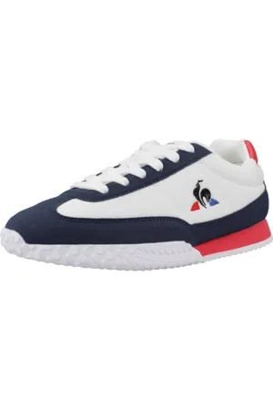 Le Coq Sportif Veloce I GS Optical White/Dress Blue, Scarpe da Ginnastica, Abito Bianco Ottico, Blu, 36 EU