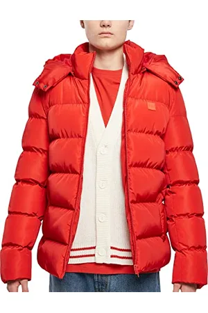 Urban classics Giacca da Uomo con Cappuccio Rimovibile, Giacca con Zip e Polsini Elastici, Giacca Impermeabile, Taglie S - 5XL