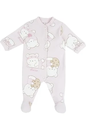 chicco Tutina Con Apertura Davanti, Pigiama Bimba 0-24, (3), 3 mesi, Designed in Italy
