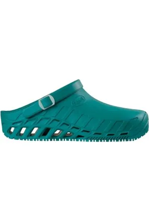 Scholl Clog Evo - Zoccoli Sanitari Professionali per Uomo o Donna, Ultra Leggeri, Comodi e Traspiranti, con Suola Antiscivolo, Soletta in Memory Removibile e Cinturino Rotante