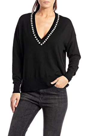 Replay Dk1460 Maglione, , XL Donna