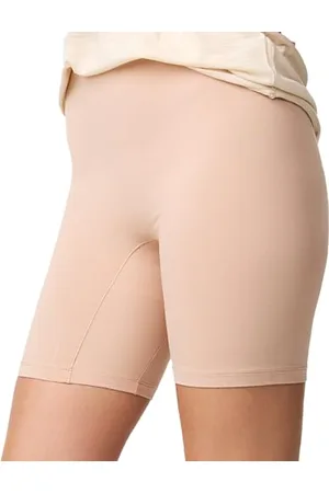 Nur Die Reibungslos Shorts Radlerhose Radler Kurze Leggings Unterziehhose Hose Unter Kleid Rock Unterhose mit Bein Damen Pantaloncini, , L Donna