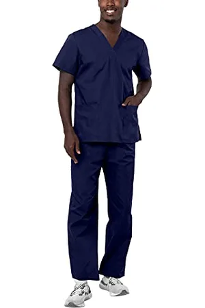 ADAR UNIFORMS 701NVY4X Scrub Medici, Blau , 4X-Large-Us Donna