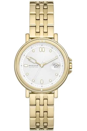 Skagen Signatur Orologio per donna, movimento al quarzo con cinturino in acciaio inossidabile o in pelle
