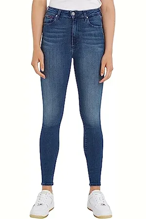 Tommy Hilfiger Tommy Hilfiger Sylvia Hr Super Skny Nnmbs Dw0dw09215, Pantaloni di jeans Donna, (New Niceville Mid Blue Stretch), 25W / 34L