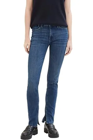 TOM TAILOR 1040758 Kate Slim Jeans, 10281-Mid Stone Wash Denim, 30W x 32L Donna
