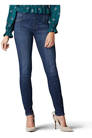 Lee Scultura Slim Fit Skinny Leg Pull on Jean Jeans, , 54 da Donna