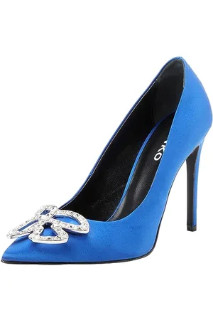Pinko Coraline Decollete Raso, Scarpe Donna, F99_Bluette CLEMATIDE, 35 EU