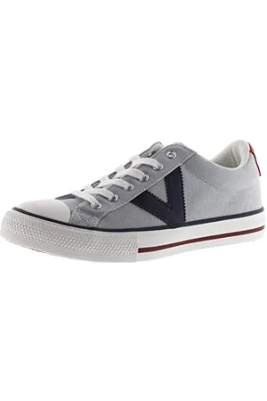 victoria Sneaker Unisex Tribu Tela & Logo A Contrasto & Punta in Gomma 1065164 per Adulto Gris 40