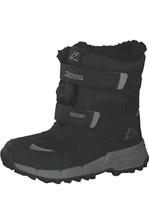 Kappa Cekis Tex K Unisex Kids Scarpe per jogging su strada Unisex - Bambini e ragazzi, Nero (Black/Silver), 29 EU