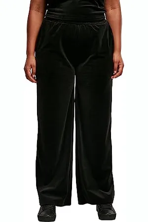 Urban classics Tb4530-ladies High Waist Straight Velvet Sweatpants Pantaloni da Ginnastica, , XS Donna