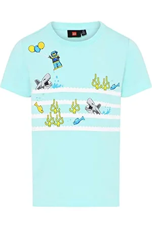 LEGO Wear Jungen T-Shirt Shark LWTaylor 310, , 92 Unisex-Adulto