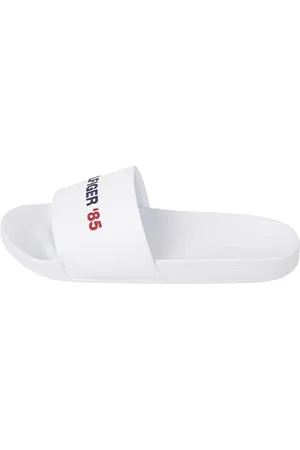 Tommy Hilfiger Scarpe da Mare Uomo Pool Slide Ciabatte, (White), 42