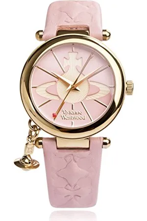 Vivienne Westwood Orologio Analogico Donna con Cinturino in Pelle VV006PKPK