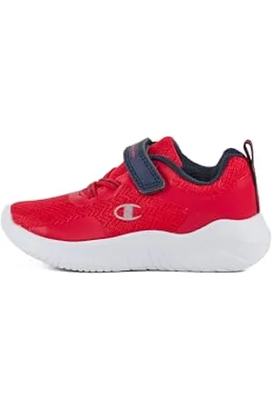 Champion Softy Evolve B TD Low, Sneakers, Rosso/Blu Marino (RS002), 22 EU