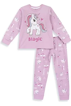 chicco Pigiama lungo con unicorno in cotone leggero, Pigiama Bambine e ragazze, , 4 anni