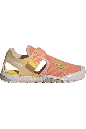 adidas Unisex - Bambini Terrex Captain Toey 2.0 Sandals, amber tint/semi spark/putty mauve, 32 EU