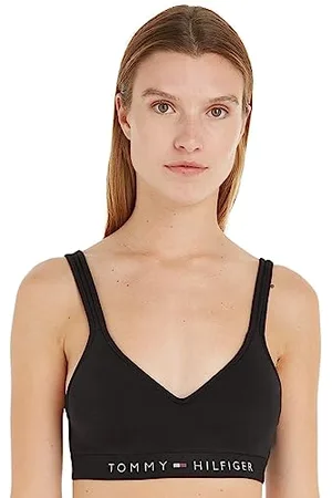 Tommy Hilfiger Bralette Donna Lift Elasticizzata, (Black), S