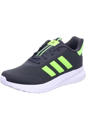adidas X_PLR Shoes Kids, Scarpe da Corsa, Carbon/Lucid Lemon/Cloud White, 30 EU