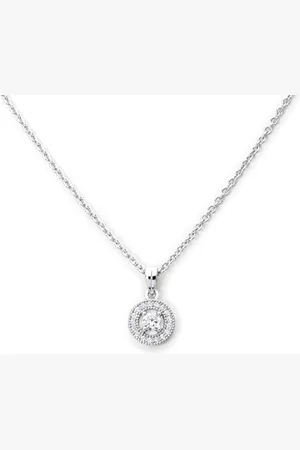 MONTEVERDI MONJ-NL0028 - Collana da donna in sterling 925 rodiato, lunghezza 45 cm, Eine Grösse, sterling, Nessuna pietra preziosa