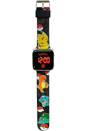 KIDS LICENSING NINTENDO Kids Euroswan Orologio LED Pokemon con Calendario. POK4322