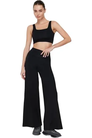 Trendyol Donna Sportswear Vita Normale Gamba Larga Pantaloni della Tuta, , S