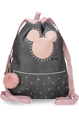 Disney Joumma Mickey Studs Zaino Sacco 35x46 cm Poliestere, , Zaino Sacco