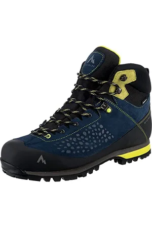 mc kinley McKINLEY ckiston Mid AQX, Scarpe da Corsa Uomo, Bluedark/Greenlime, 41 EU