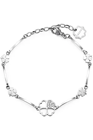 Brosway Bracciale Semirigido Donna In Con Simbolo Quadrifoglio, Bracciale Donna Collezione Chakra - BHKB011