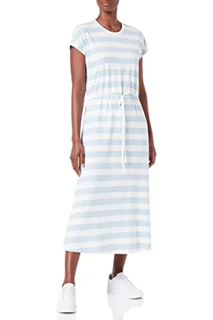 ONLY Onlmay S/S Midi Stripe Dress Jrs Vestito, (Kia), S Donna