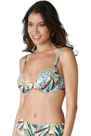 Lovable Bikini Reggiseno con Ferretto Taglio a 2 Printed Shiny Micro Donna, , 85E