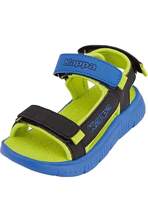 Kappa Kana Mf K Sandali Unisex - Bambini e ragazzi, Blu (Blue/Black), 27 EU