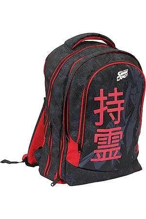 Giochi Preziosi Zaino Estensibile Shaman King, 3 Scomparti con cerniera, Schienale e Spallacci Imbottiti, adatto alla scuola primaria, 31 l x43 h x17,5 p cm (+9), capacità 23,5 l