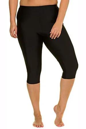 Ulla Popken Schwimmcapri Costume a Pantaloncino, , 48 Donna